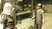 Ezio entregando la segunda carta.