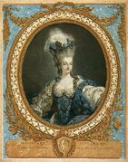 A portrait of Marie Antoinette