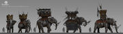 ACO War Elephant Concept Art 3 - Martin Deschambault