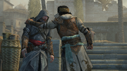 Yusuf and Ezio plan to reclaim the Den