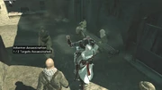 Altaïr asesinando a uno de los objetivos.