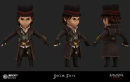 Modèle 3D de Jacob Frye dans Assassin's Creed: Rebellion