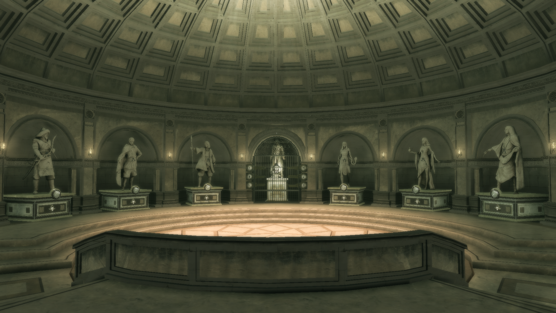 Wei Yu, whose appears in Assassin's Creed II as one of seven legendary  Assassins commemorated with a statue in the Sanctuary of the Villa  Auditore. Appears in the opening of the mobile