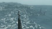 Acre viewed from atop the Cathedral of the Holy Cross