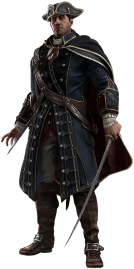 AC3 Haytham Kenway render