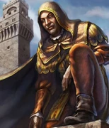 《刺客信条：记忆》中拉·沃尔佩在领主宫附近的艺术图