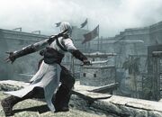 Altaïr Ibn-La'Ahad using a short blade and throwing knife