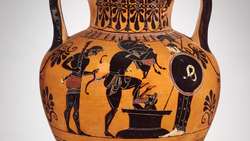 DTAG - Amphora scene of Herakles and Erymanthian boar