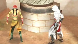 Altaïr beszél a táncossal, Fajerával
