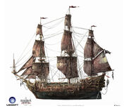 Assassin's Creed IV Black Flag -Ship- QueenAnne'sRevenge by max qin