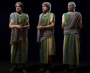 伯利克里的人物模型