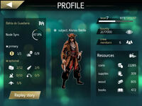 ACP profile screenshot