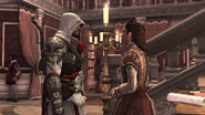 Ezio parla con Claudia.