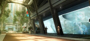 Lobby principal de Abstergo Entertainment Montreal