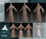 执事的早期纹理模型