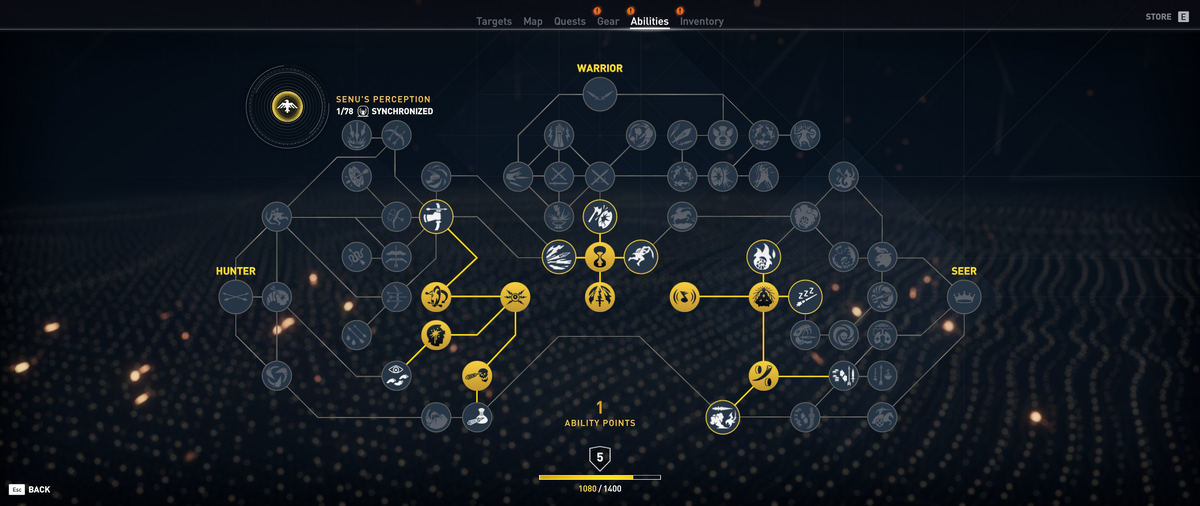 Skill Tree (Assassin's Creed Origins) Assassin's Creed Wiki Fandom