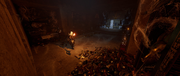 Bayek at the tomb chamber of Sneferu