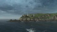 Fort Phoenix in lontananza.