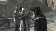 Al Mualim praat over Altaïrs wandaden.