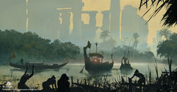 ACO Nile Delta Ruins - Concept Art