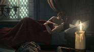 Ezio e Caterina a letto.