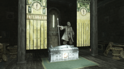 Wei Yu, whose appears in Assassin's Creed II as one of seven legendary  Assassins commemorated with a statue in the Sanctuary of the Villa  Auditore. Appears in the opening of the mobile