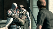 Ezio and Rosa meeting Ugo.