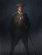 穿着圣殿骑士服装的伯奇