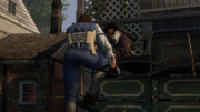 Aveline and Gérald stealing the carriage