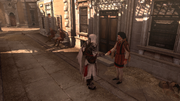 Ezio delivering the first letter