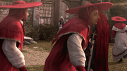 Ezio confronting Cesare