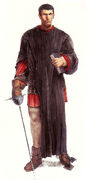 Concept art of Niccolò as he appears in Assassin's Creed II