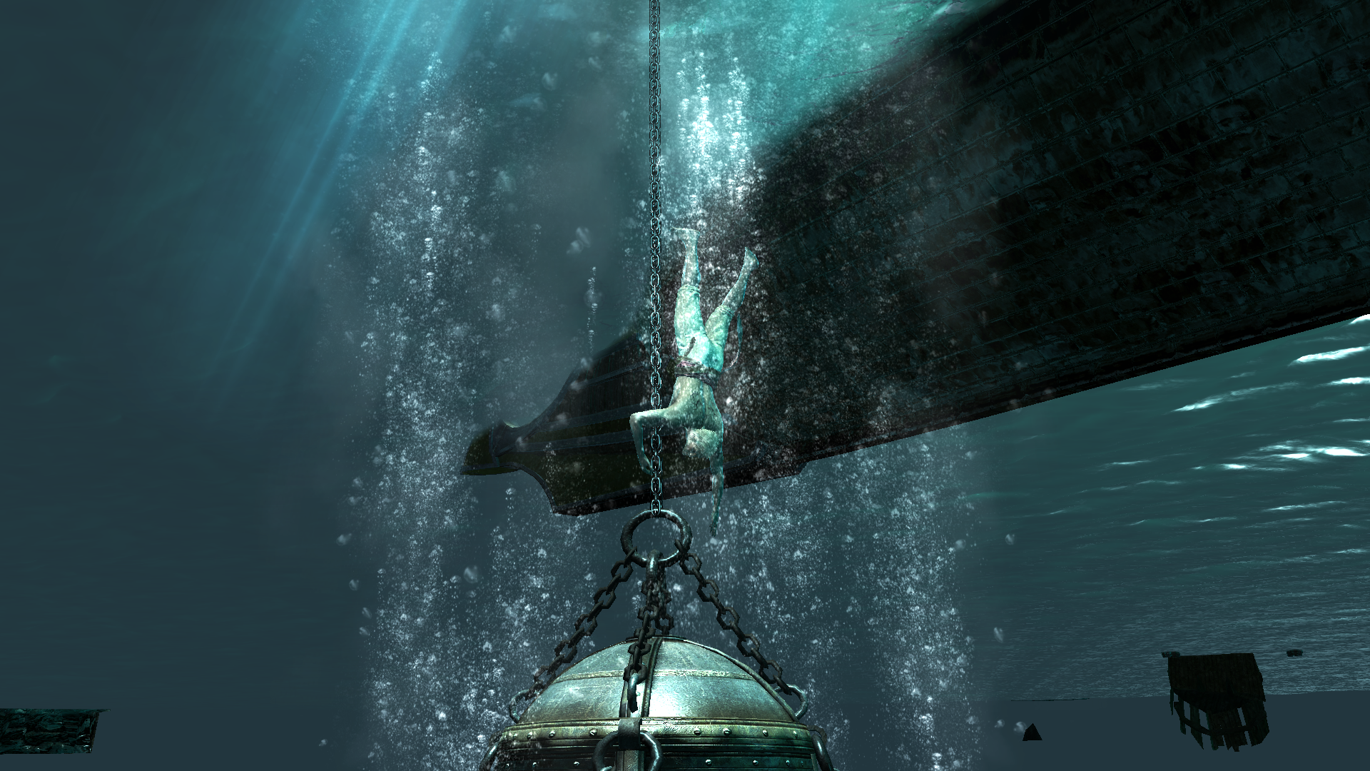 Водолазный колокол содержащий 6 моль. Затонувший корабль Assassins Creed 4. Водолазный колокол ассасин Крид 4. Водолазный колокол в Assassins Creed 4.