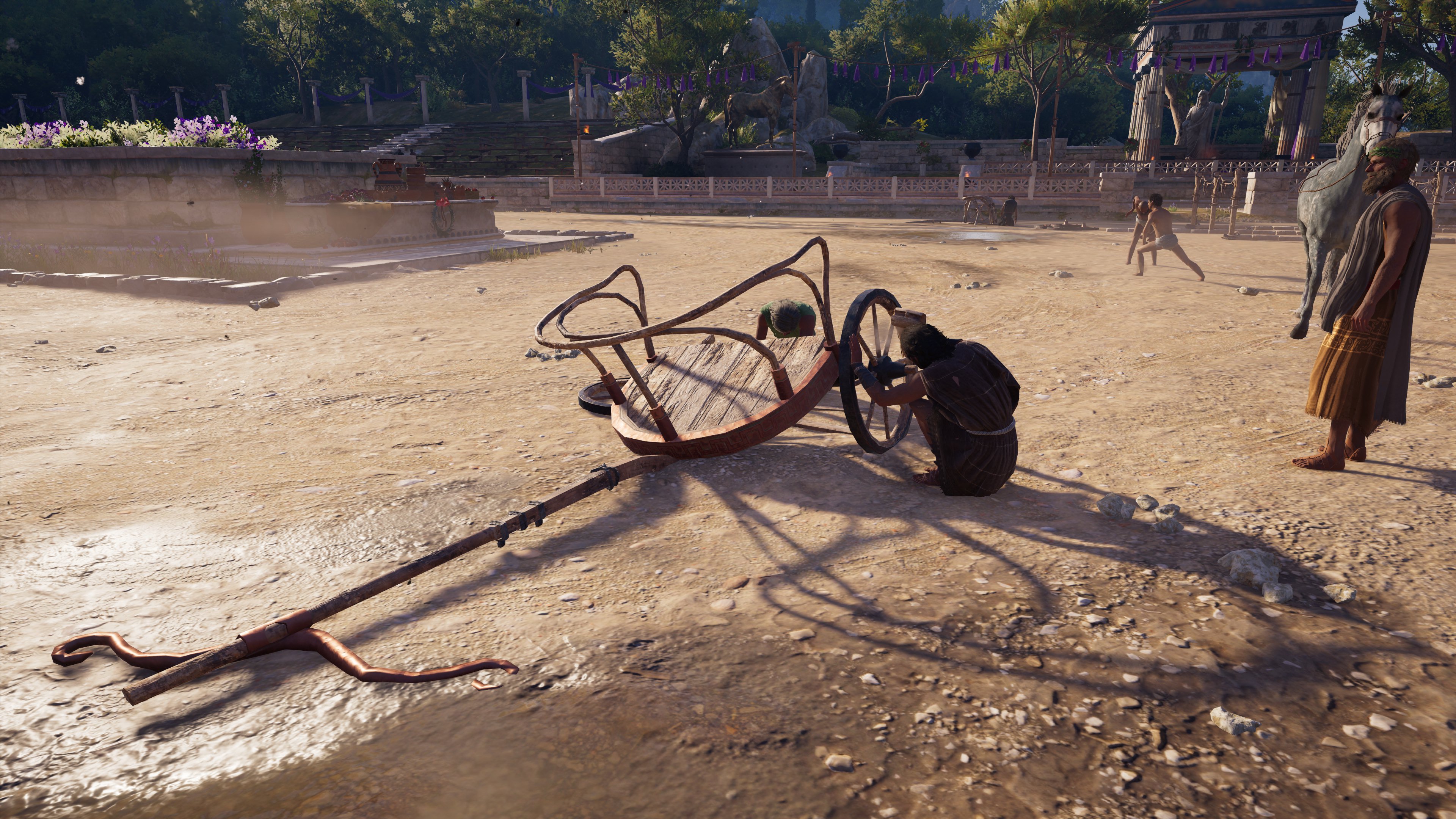 how to drift in chariot races on assassins creed origins