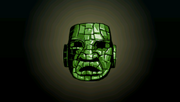 Jade Mask - The ceremonial death mask of an Aztec ruler