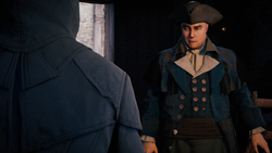 夏尔·古松·德·拉帕朗见到阿尔诺