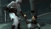 Altaïr helping Maria up