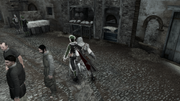 Ezio poisoning the first target
