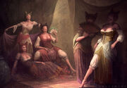 Initiates art of the Florentine courtesans