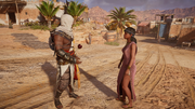 Bayek learning of the capture of Anen