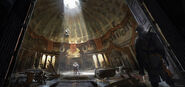 Concept art for an apprentice mission in the Pantheon.