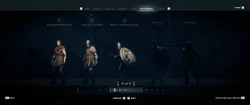 The mercenaries target menu as rendered on Animus HR-8