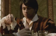 Federico jugando ajedrez con Ezio.