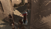 Altaïr assassinating Jubair