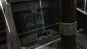 Ezio assassinating the Merchant