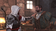 Ezio parla con Bartolomeo.