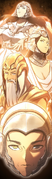 Juno, Minerva, Jupiter, and Aita