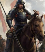 Yasumasa on horseback