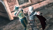 Ezio assassinant le troisième conspirateur