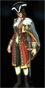 The Red Coat's Officer costume